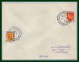 BT Foire Automobile La Roche sur Foron 2 / 5 / 1956  / N° 1003 + 1004 voy. TB Blason
