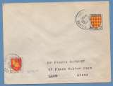 BT Foire Commerciale Nantes 12 / 4 / 1957  / N° 1003 + 1004 voy. TB Blason