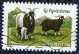 France 2015 Oblitéré Used Stamp Goat Chèvre La Pyrénéenne