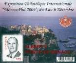 Monaco Bloc Feuillet BF 94 monaco phil 2009 TB ** MNH neuf prix de la poste 4