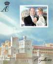 Monaco Bloc Feuillet BF 100 Mariage d'ALBERT II ET cHARLENE 2011 TB ** MNH neuf prix de la poste 5
