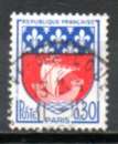 miniature France Oblitéré Yvert N°1354B Armoiries Paris 1962