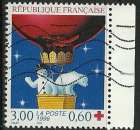 miniature France 1996 - Y&T 3039a oblitéré - Croix rouge.