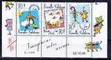 Nouvelle Calédonie 831 833 2000 philatélie à l'école daté neuf ** TB MNH sin charnela faciale 1.6