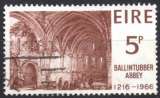 7777 - Y&T n° 189 - oblitéré - 750 ans de l'abbaye de Ballintubber - 1966 - Irlande