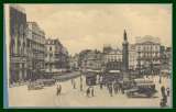 CPA LILLE défilé militaire Grand'Place non écrite tacot tramway croix-rouge attelée TB