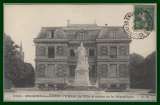 CPA Enghien les Bains Hôtel de ville et statue de la République voy 1919 TB 