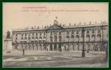 CPA Nancy place Stanislas & hôtel de ville scan verso signé M. Singer 1908 
