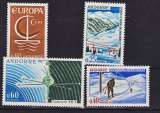 miniature Andorre année 1966 1/4 de cote neufs ** luxe MNH, sin charnela cote 11.5