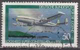 miniature RFA 1980  Y&T  889  oblitéré   avion Lokheed  Super Constellation