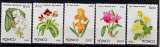 Monaco 1710 1714 1990 fleurs neuf **luxe MNH sin charnela faciale 2.6