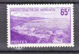 Monaco 487 1/4 de cote vue 1957 neuf ** TB MNH sin charncote 15 