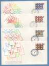 GB FDC série complète Elections européennes 1979 N° 888/91