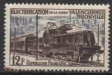 miniature FRANCE 1955 - Y & T : 1024 (N**) - Electrification Valenciennes- Thionville