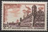 miniature FRANCE 1955 - Y & T : 1042 (N**) - Brouage : remparts