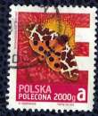 Pologne 2013 Oblitéré Used Insecte Papillon Butterfly Arctia caja Écaille martre