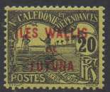 Wallis & Futuna Taxe 4 ** (MNH) pirogue