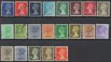 GB lot de différents Machin obl Elizabeth II
