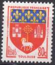 9630 - Y&T n° 1182 - neuf trace charnière - Armoiries de Toulouse - 1958 - France