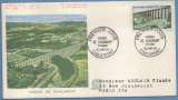France FDC Viaduc de Chaumont 1960 voyagée pont bridge brücke