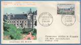 France FDC Château de Blois 1960 voyagée 