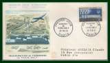 France FDC Aéroport Paris Orly Paris 1961 voyagée aviation (cote 5,30€)