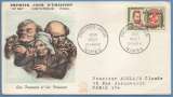 France FDC Jean Nicot Nimes  1961 voyagée tabac
