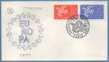 France FDC GF Europa Paris 1961 Colombe Paix