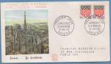 France FDC Armoiries d' Amiens 1962 voyagée 