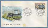 France FDC Maison de la radio télévision Paris 1963 