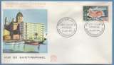 France FDC Côte d'Azur Varoise Saint Raphaël 1963 