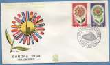 France FDC Europa GF Conseil de l'Europe Strasbourg 1964 env. Vernissée