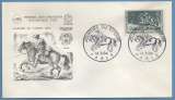 France FDC Journée du timbre Paris 1964 cheval facteur