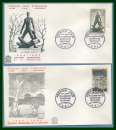 France FDC 20é an. Libération 1964 ( cote 7 € ) Déportation Résistance