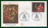 France FDC G. De La Tour Rennes 1966 