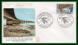 France FDC Viaduc d'Oléron Bourcefranc 1966 env. vernissée pont bridge brücke