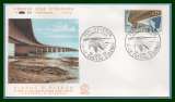 France FDC Viaduc d'Oléron Le Château d'Oléron 1966  pont bridge brücke