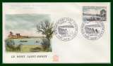France FDC Pont Saint Esprit 1966 env. vernissée bridge brücke