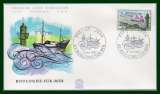 France FDC Boulogne sur Mer 1967  Phare lighthouse bateau env. vernissée TB