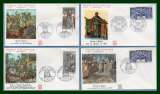 France FDC Histoire de France complet 1967 ( cote 8 € ) 