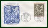 France FDC La Danse Antoine Bourdelle Paris 1968  