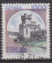 miniature Italie 1980 YT 1456 Obl Chateau de Montagna Padoue