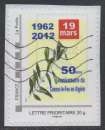 France Montimbramoi 50é An. cessez le feu en Algérie 19 Mars 1962 obl