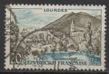 miniature France 1958 - Y & T : 1150 (o) - Lourdes