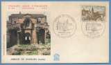 France  FDC Abbaye Charlieu 1972 (env. passée lumière)