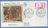France  FDC silk soie Jeanne D'Arc Rouen 1979