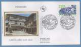 France FDC silk soie Perouges 1988 N° 2550