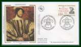 France FDC silk soie Villers Cotterets 1989 N° 2609