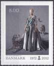 DANEMARK 2012 NEUF** MNH autoadhésif N° 1661 Margrethe II Reine du Danemark