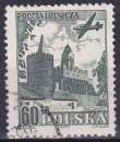 POLOGNE 1954 OBLITERE Poste aérienne N° 34